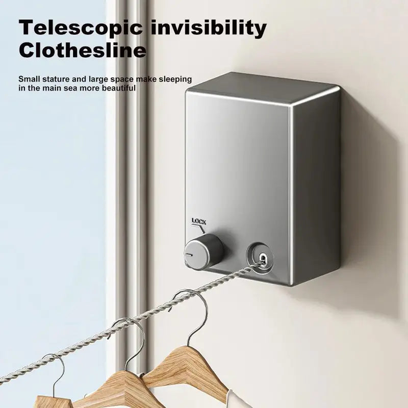 🌟Tendedero ropa Retráctil Plegable Japonés Invisible